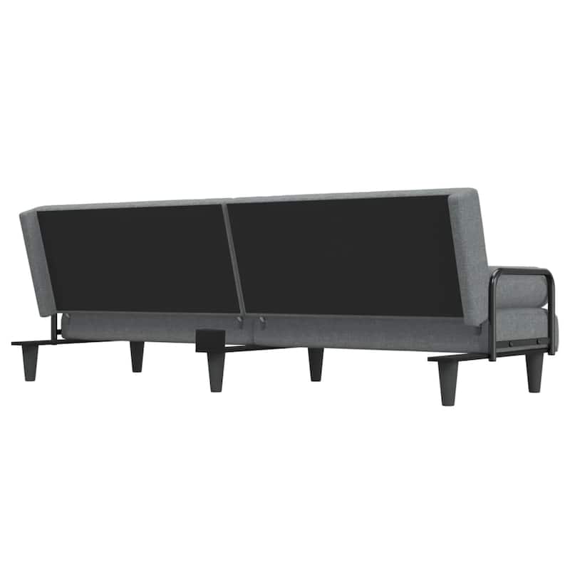 vidaXL Sleeper Sofa with Armrests Sofa Couch Recliner Chair Loveseat Fabric - 80.7" x 35" x 27.6"