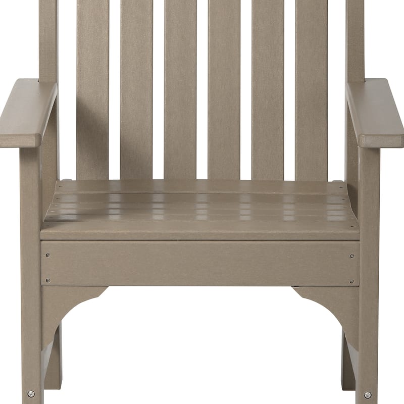 Polytrends Laguna HDPE Outdoor Dining Garden Arm Chair