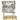 1 Pk, Payette Sequin Chiavari Chair Cap 16"WX14"L-Silver - Silver
