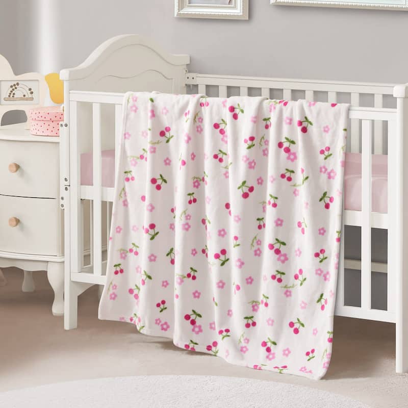 Juicy Couture Plush Baby Throw Blankets