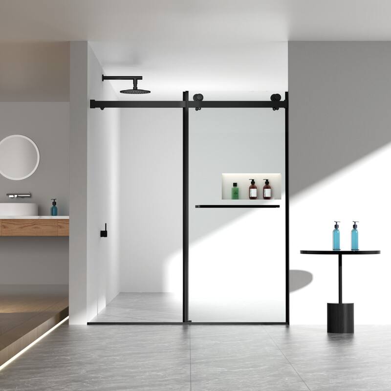 Frameless Double Sliding Shower Door