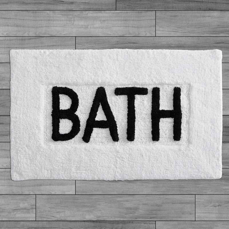 Jean Pierre Novelty Cotton "BATH" 21 x 34 in. Rug