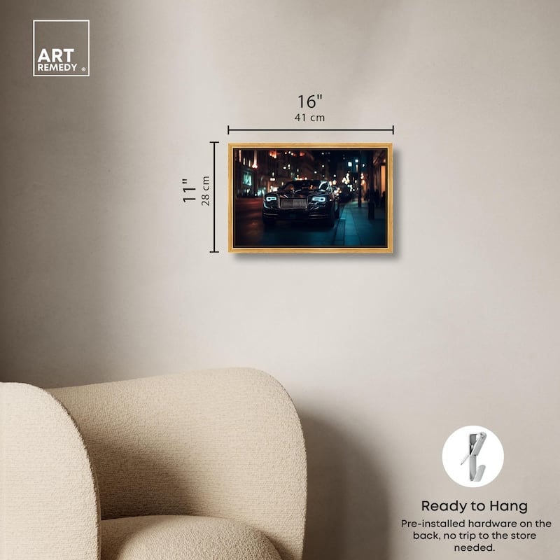 Phantom's Gleam Canvas by Art Remedy
