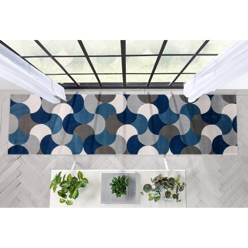 Well Woven Good Vibes Helena Modern Geometric Area Rug