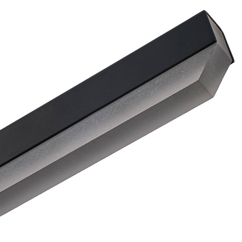 Modern Dimmable LED Wall Sconce Bathroom Vanity Light with 3-CCT Selectable Light - Black