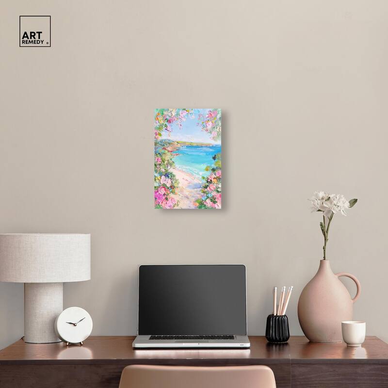 Hillside Harbor View II Canvas by Art Remedy, Gallery Wrapped