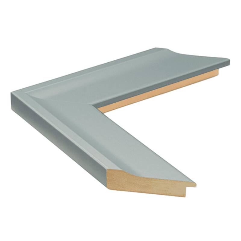 Frame My Mirror Light Grey Framed Vanity Mirror, Morgan Design