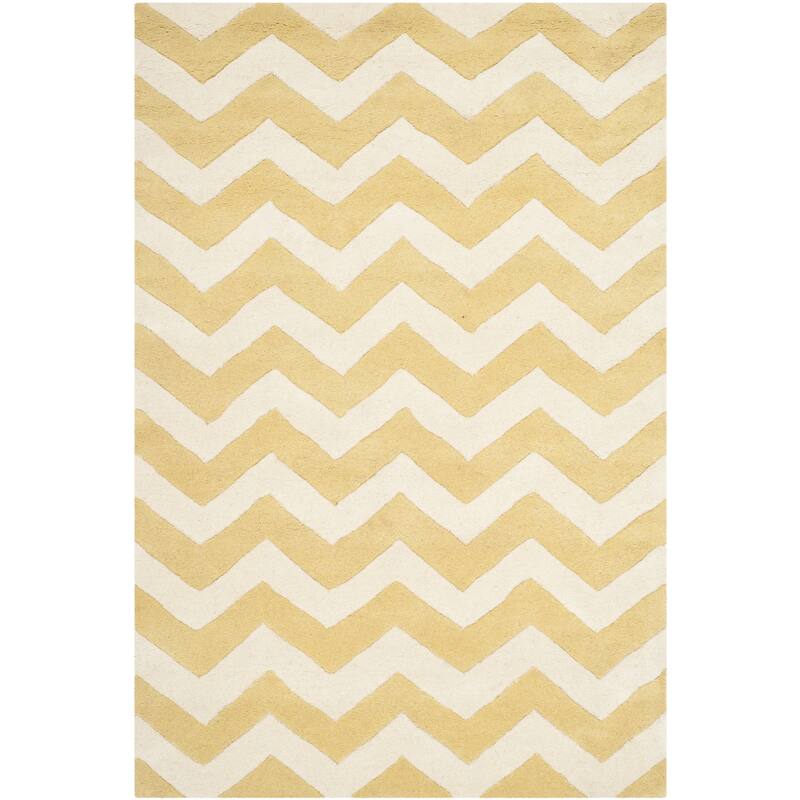 SAFAVIEH Handmade Chatham Traudel Modern Moroccan Wool Rug