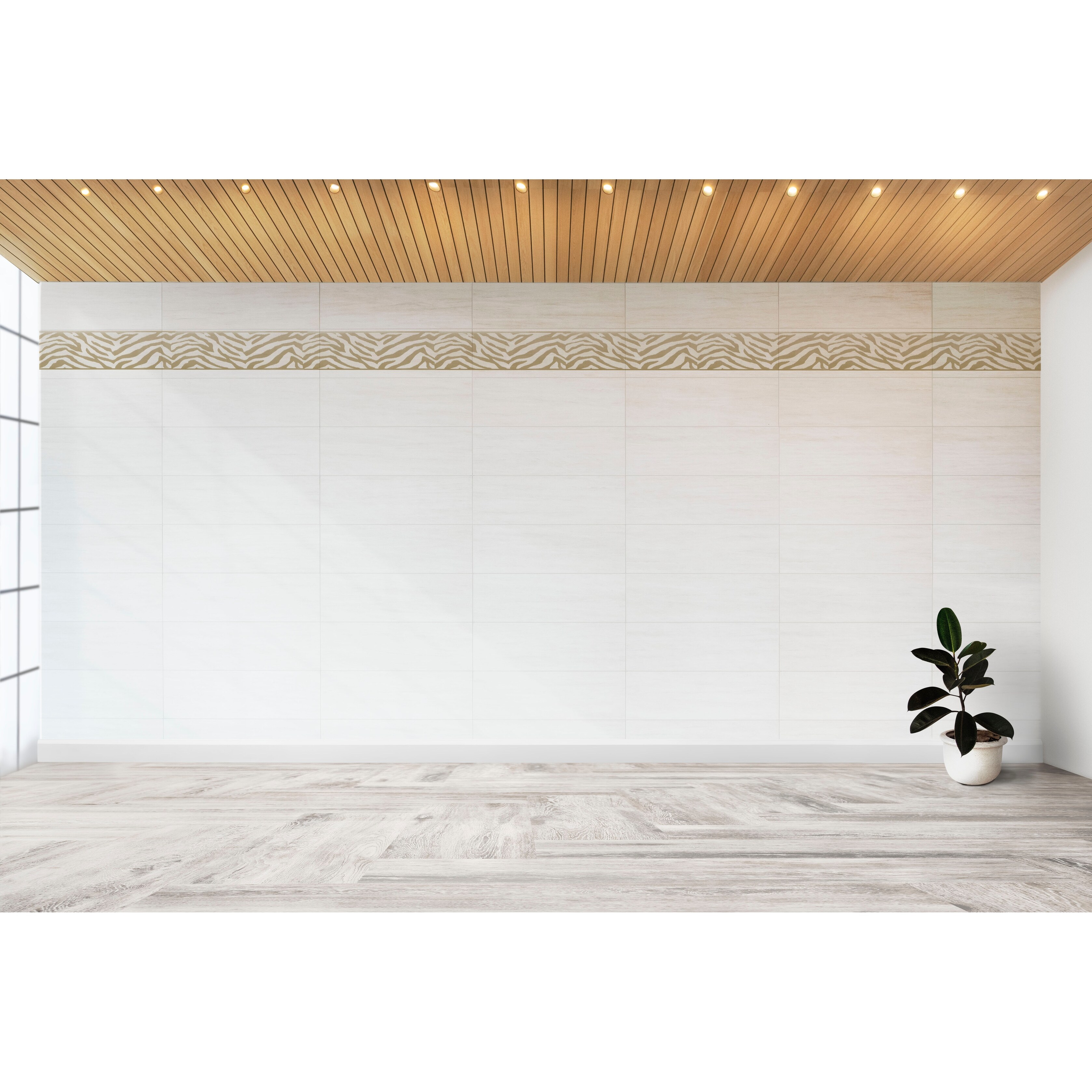 gold and white wallpaper border