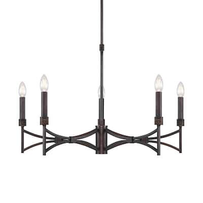 Savoy House 1-8167-5 Gardner 5 Light 30" Wide Taper Candle Style