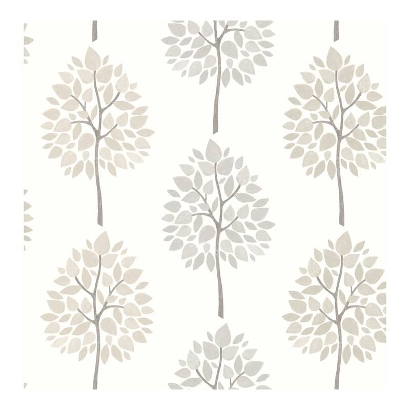 Advantage Tsai Grey Tree Wallpaper - 20.5 x 396 x 0.025