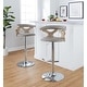preview thumbnail 131 of 141, Carson Carrington Viby Adjustable Bar Stool with Rounded T Footrest (Set of 2)