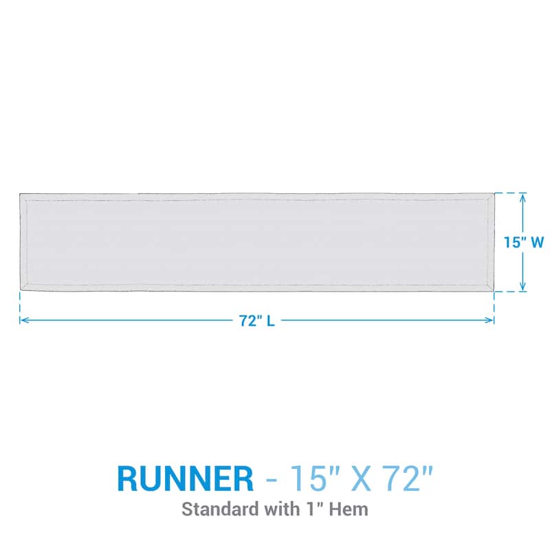 Split P Mysa Printed Table Runner 15" x 72" - 15" X 72"