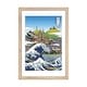 preview thumbnail 10 of 18, iCanvas "The Great Wave Of Barcelona" by Alberto Perez Natural - 24x16x1