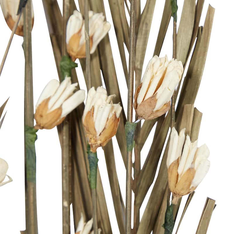 Dried Plant Pigeon pea Tall Sticks Home Decor Natural Foliage - Set of 2 Brown - Roche River Decor