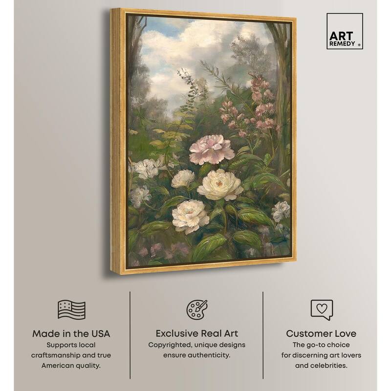 Woodland Bloom Canvas by Art Remedy