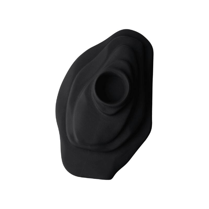 DUNE Candle holder Sandy Black - Sandy Black