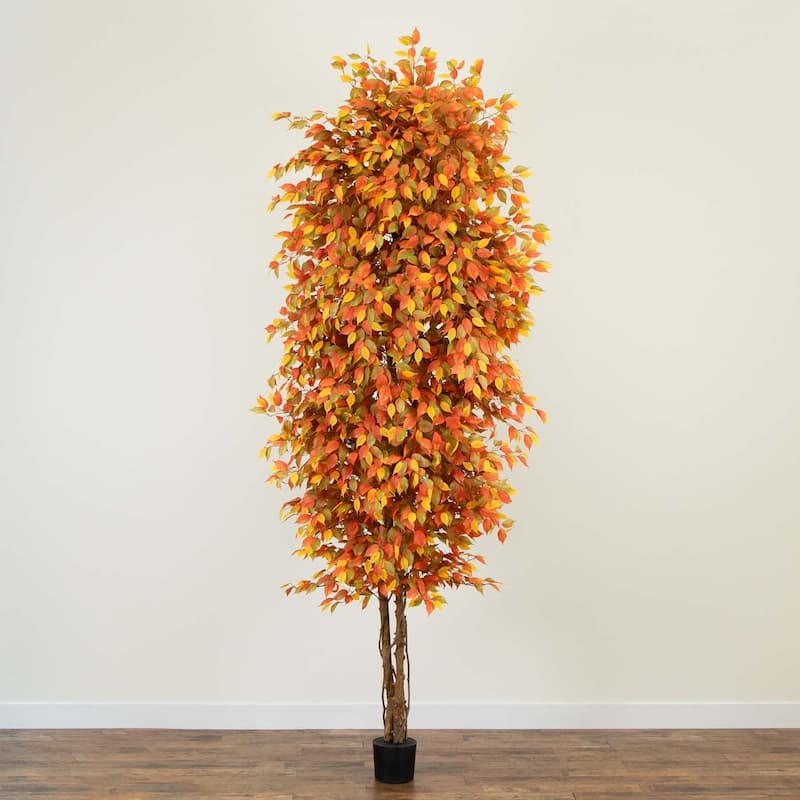 Potted Artificial Ficus Tree - 10' - Unlit