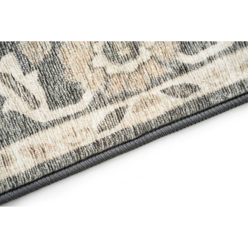 Smart Wash Ambient Glam Oriental Indoor Polyester Area Rug