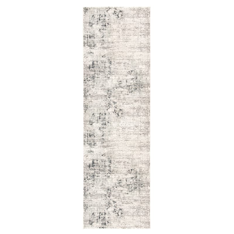 Hadden Grey Abstract Area Rug