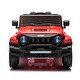 preview thumbnail 40 of 58, 24V Ride On Car for Kids with Rocking Chair Mode, 4WD, Remote, Music & Lights, Ages 3-6 Red