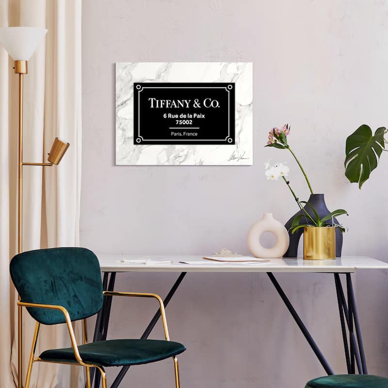 "Prestige Brand"Frameless Free Floating Reverse Printed Tempered Glass Wall Art Set of 4