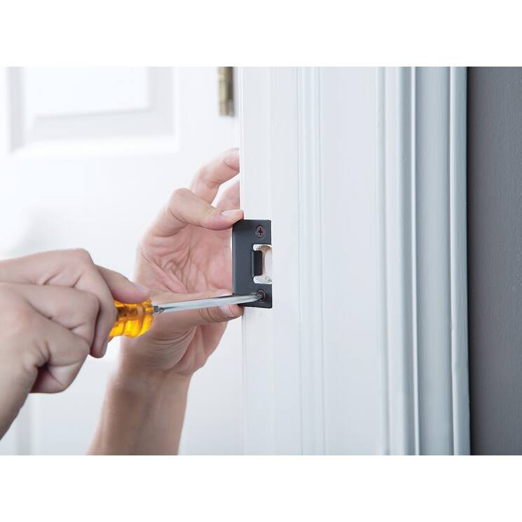 Schlage Flair Right Handed Privacy Door Lever Set - Split Finish Only