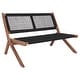 preview thumbnail 49 of 58, SAFAVIEH Kobina Outdoor Foldable Bench - 45" W x 30" D x 30" H