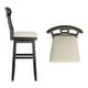 preview thumbnail 14 of 30, Ronda Napoleon Back Wood Swivel Chair