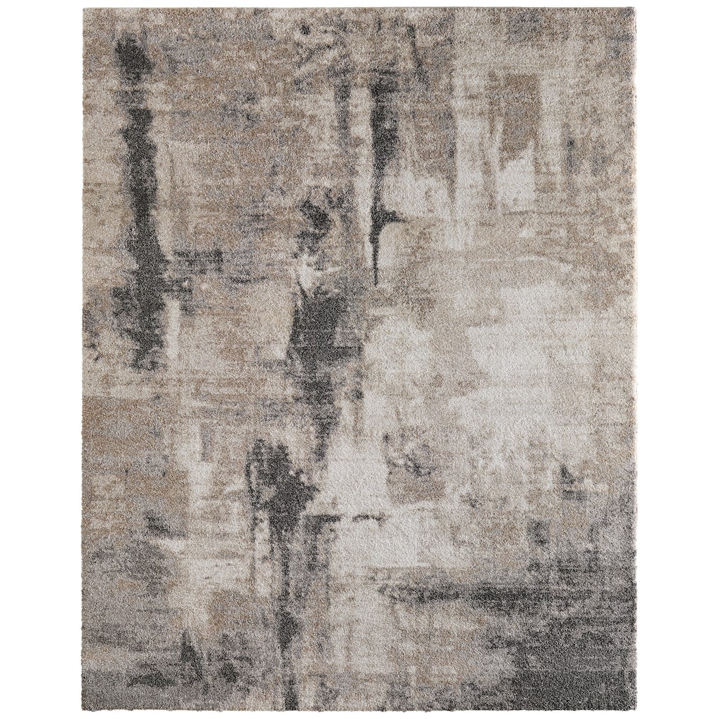 Grand Bazaar Maddon Machine Made Abstract Modern Area Rug