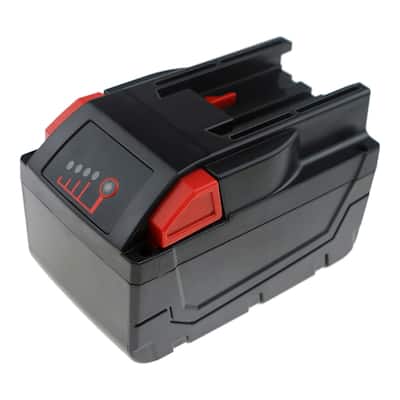 Battery for Milwaukee M28 28V V28 Wurth 48-11-2830 M28B MC 28 MC28 V 4000mAh - Black