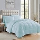 preview thumbnail 2 of 74, Sweet Home Collection All Season Bed in A Bag Solid Color Comforter & Sheet Set Ultra Soft Bedding Aqua - California King
