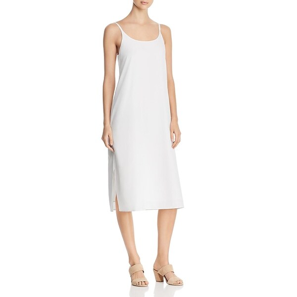 eileen fisher tencel slip dress