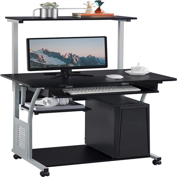 3 Tier Computer Desk with Printer Shelf Bed Bath Beyond 39975235