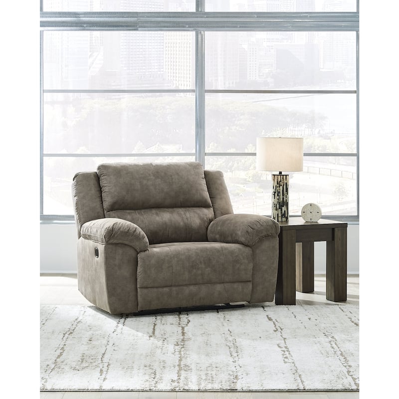 Signature Design by Ashley Laresview Brown Oversized Recliner