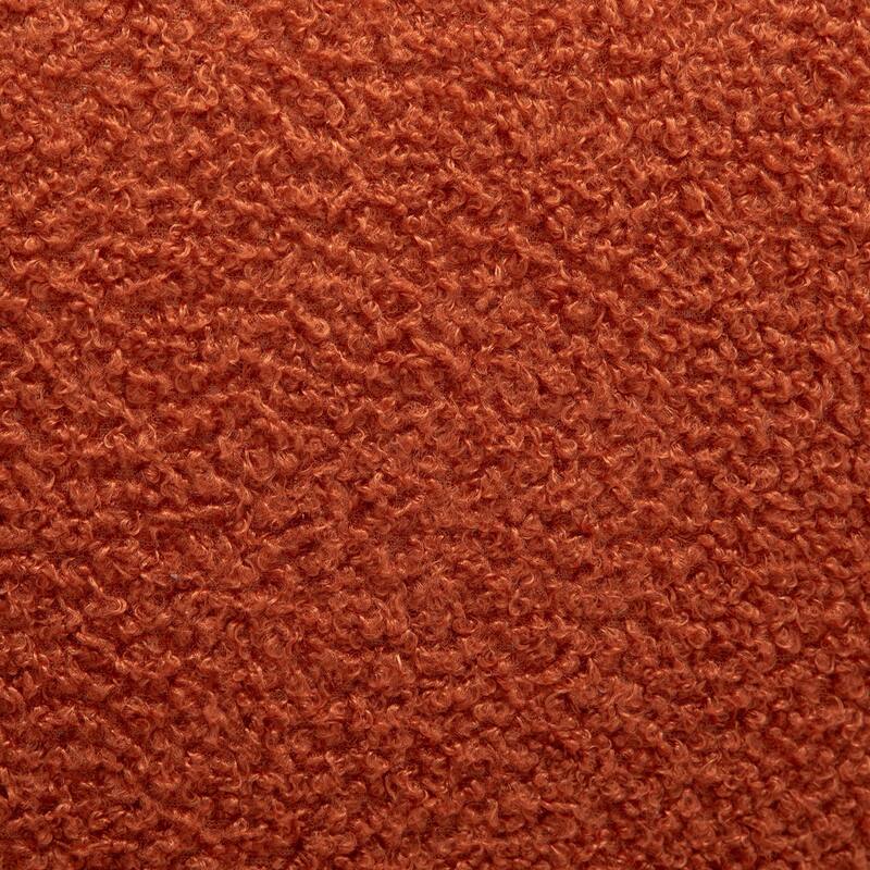 SEYNAR Modern Faux Sherpa Upolstered High Back Armless Accent Chair