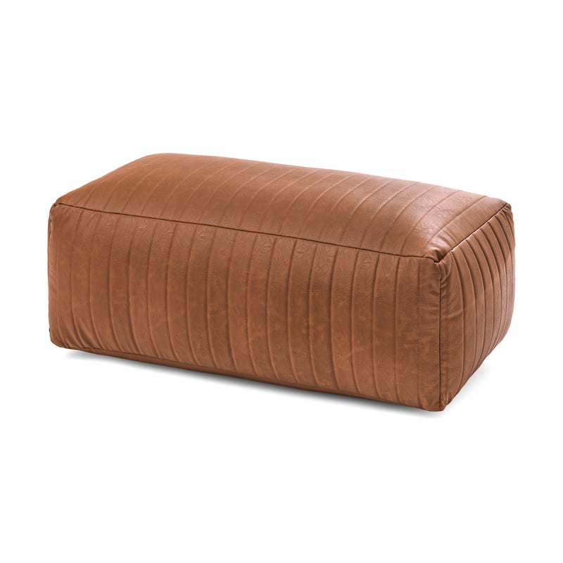 Jani Footrest Bench Ottoman Pouf - Handcrafted for Seating, Footrest, Home Decor for Living Room, Bedroom Pouf