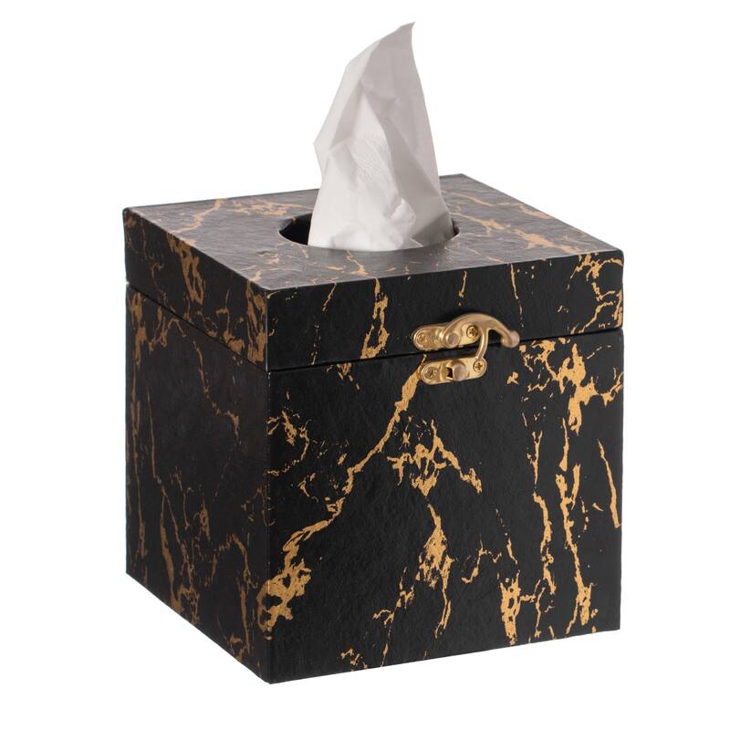 Velvet Modern Paper Facial Tissue Box Holder