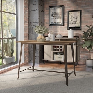 Tripton Industrial Counter Height Dining Table
