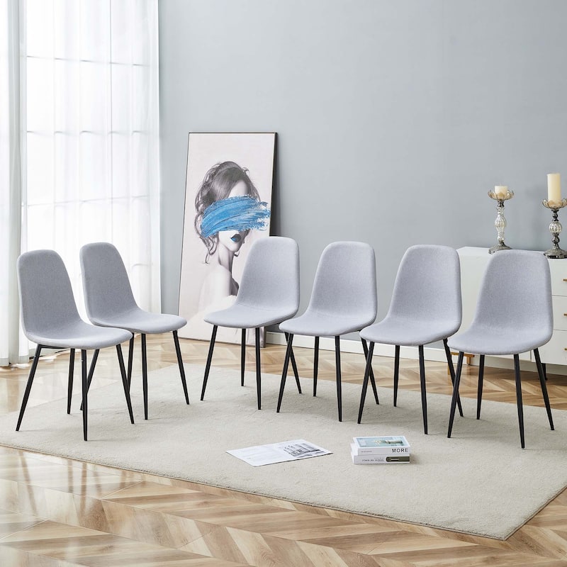 Comfortable Linen-Cotton Dining Chair Set