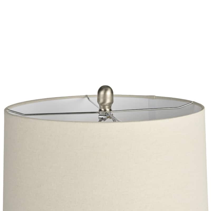 Nourison 24" Textured Ceramic Farmhouse Table Lamp