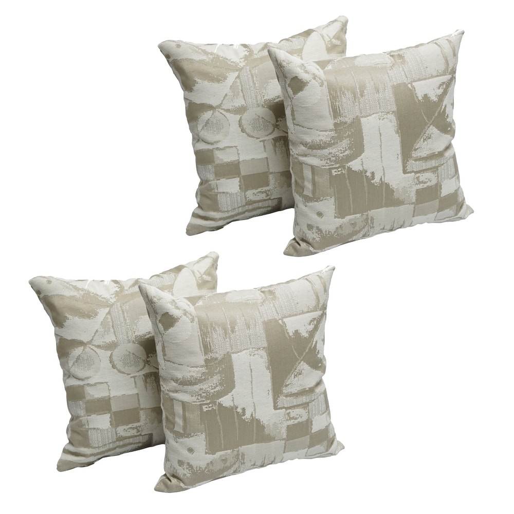 17-inch Jacquard Throw Pillows (Set of 1, 2,or 4)