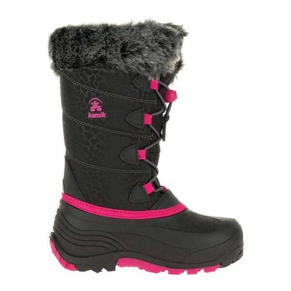 Shop Kamik Girls Snowgypsy3 Winter Boot Little Kid Black Rose