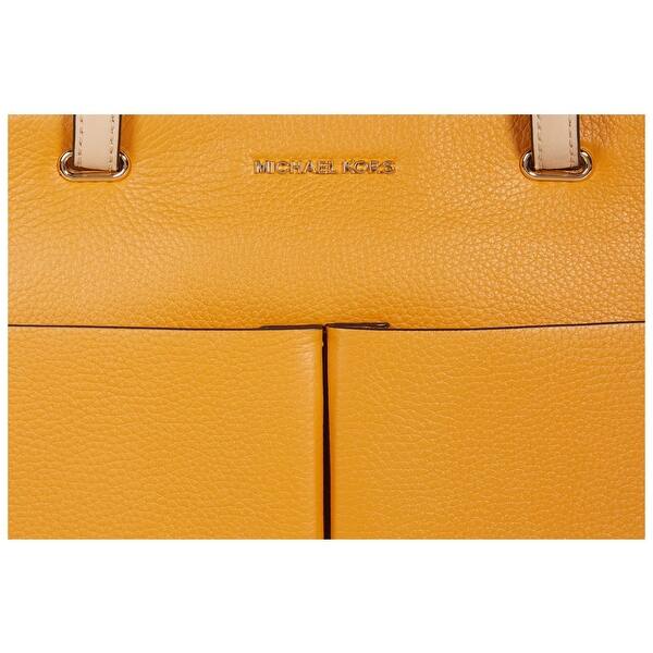 Michael Michael Kors Bedford Medium Top Zip Pocket Tote Cider On Sale Overstock 32646146