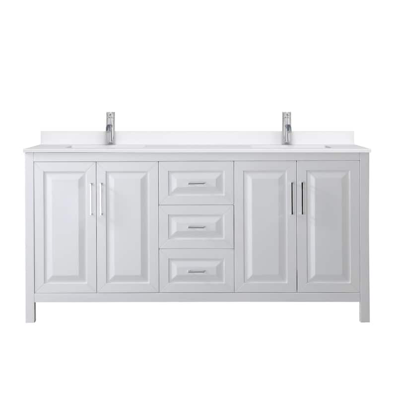 Wyndham Collection WCV252572D-QTZ-UNSMXX Daria 72" Free Standing