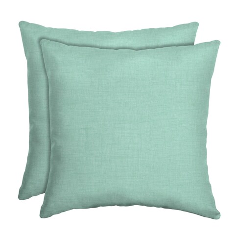 Arden Selections Aqua Leala 16 x 16 Toss Pillow (2-pack) - 16" W x 16" D