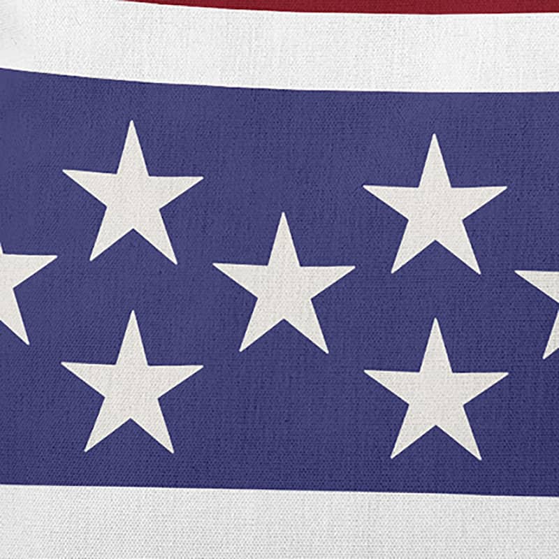 July 4th Stars and Bars Decorative Throw Pillow