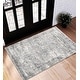 preview thumbnail 10 of 65, Washable Vintage Floral Area Rug Non-Slip Thin Rug for Living Room, Bedroom, Kitchen and Bath Machine Washable Indoor Pet Rugs 2' x 3' (Rectangular) - Grey - Rectangle