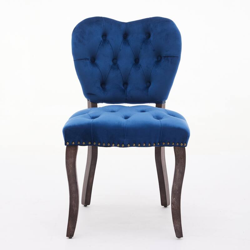 Tufted Dining chair,Set of 2,with high backrest
