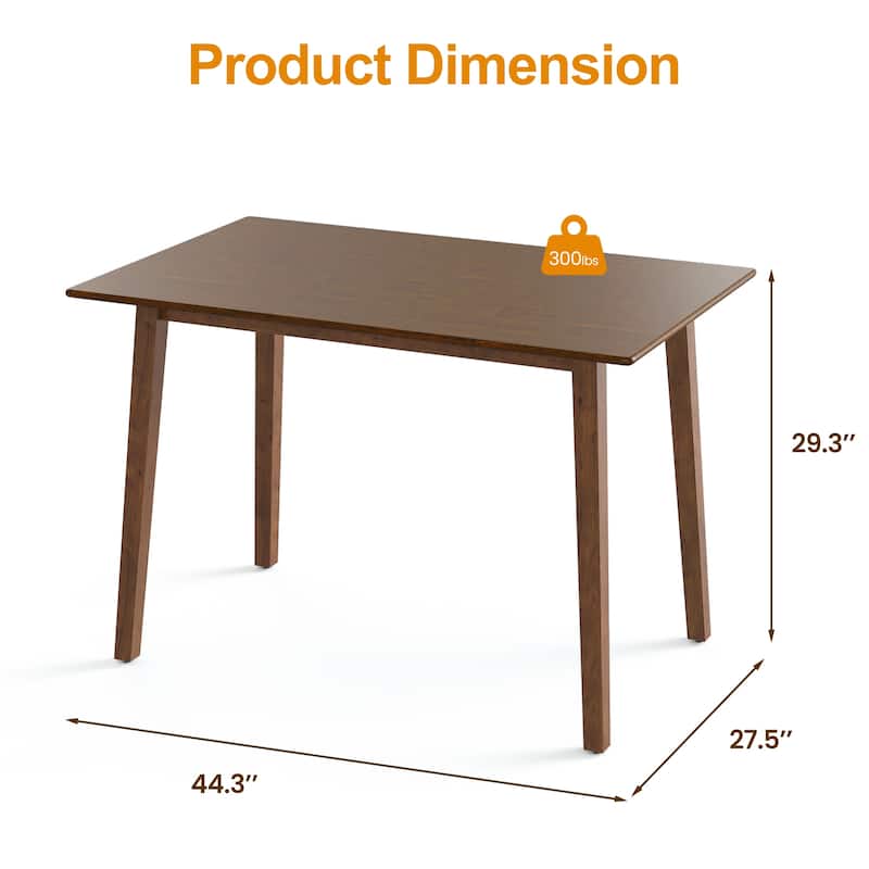 Wood Dining Table for 2-4 People